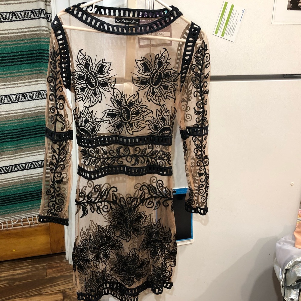 For Love and Lemons Desert Nights Lace Mini Dress S EUC - Picture 4 of 11